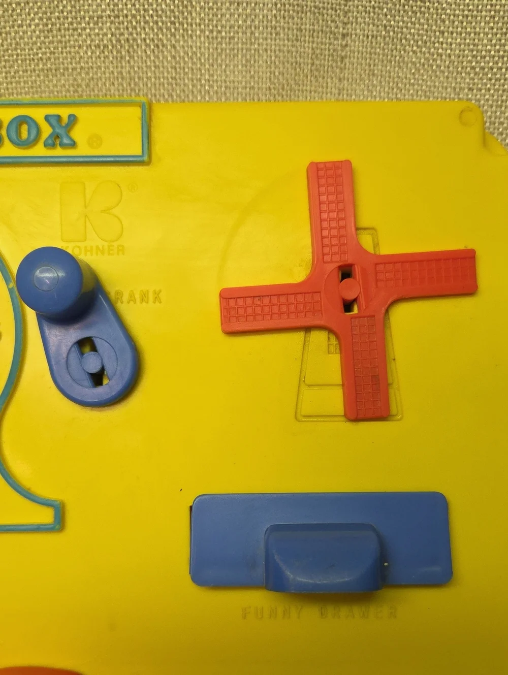 Vintage Kohner No.505 Busy‎ Box Crib Toy Made In USA